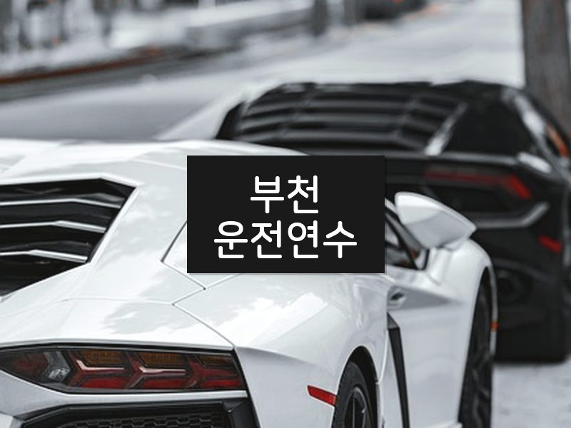 부천운전연수 후기