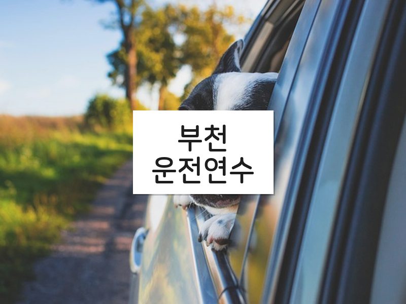 부천운전연수 후기
