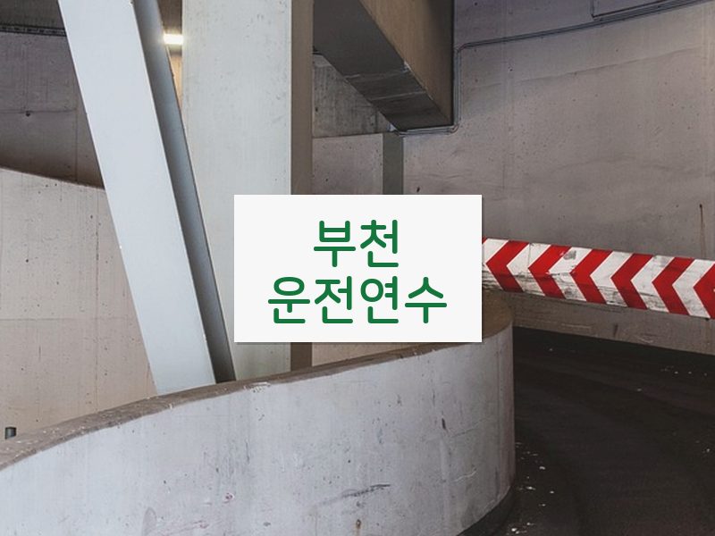 부천운전연수 후기