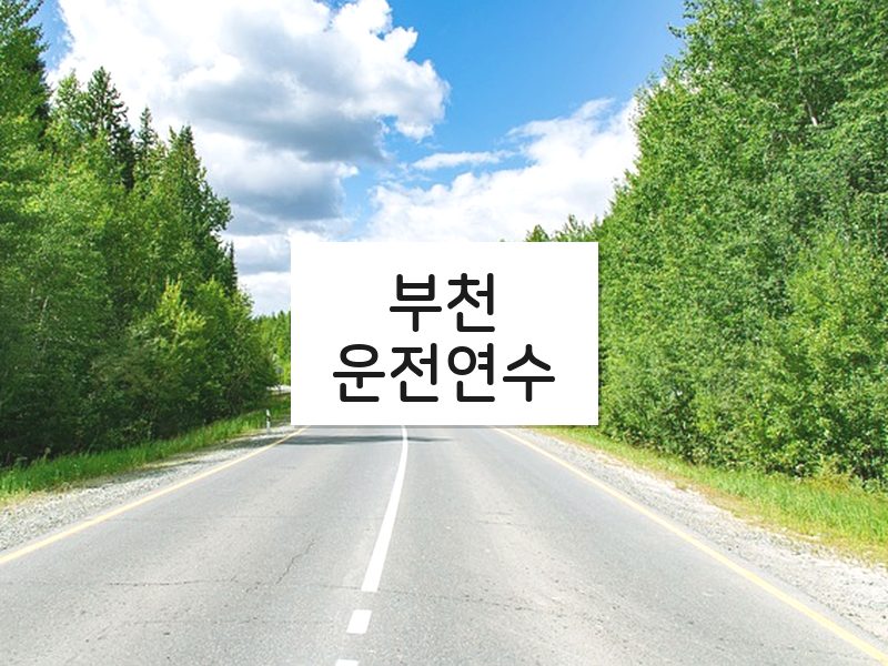 부천운전연수 후기
