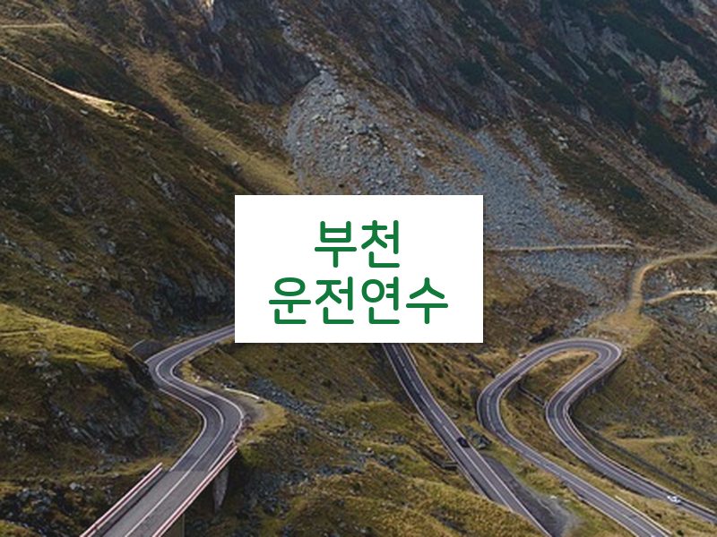 부천운전연수 후기