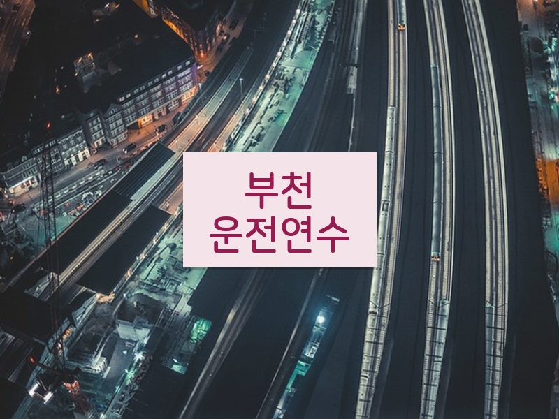 부천운전연수 후기