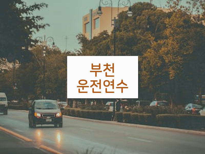 부천운전연수 후기
