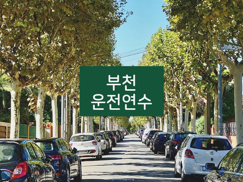 부천운전연수 후기