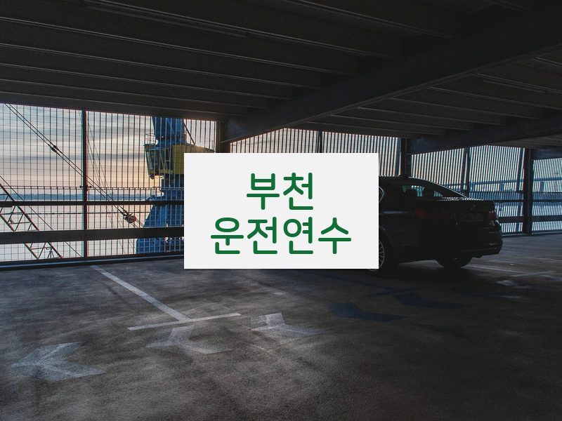 부천운전연수 후기