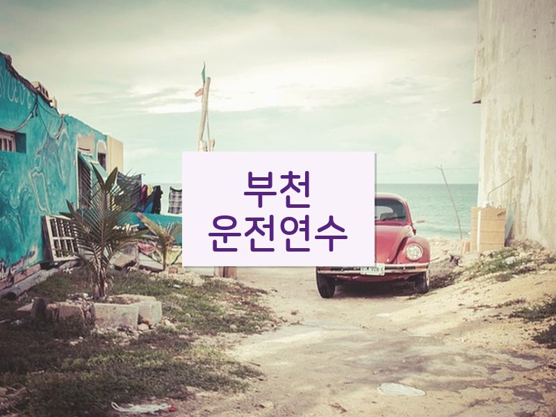부천운전연수 후기
