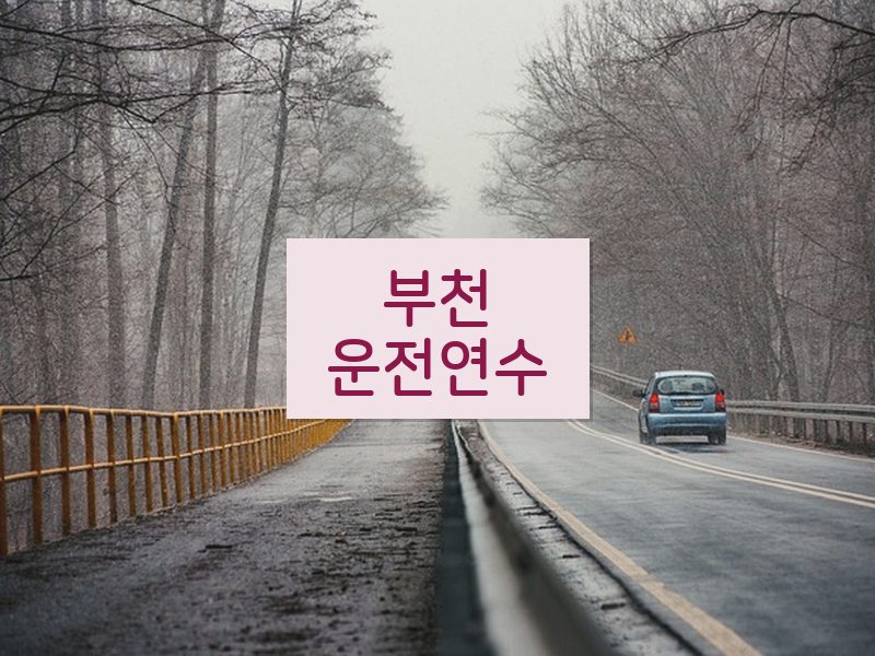 부천운전연수 후기