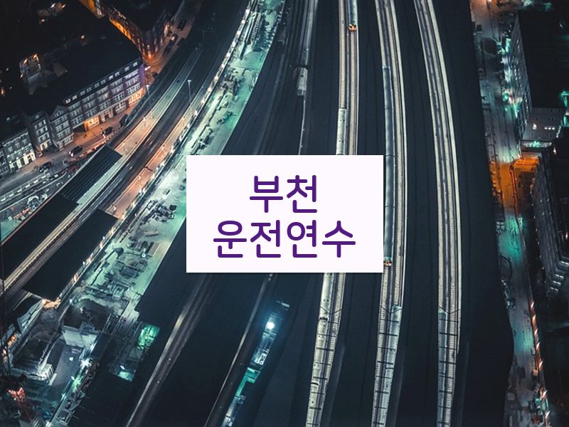 부천운전연수 후기