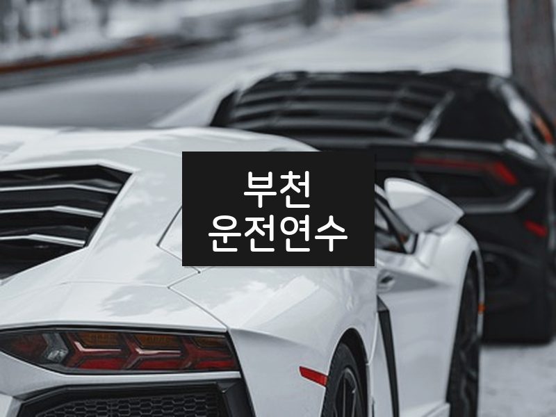 부천운전연수 후기