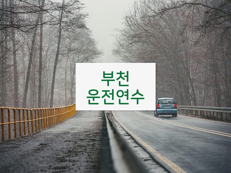부천운전연수 후기
