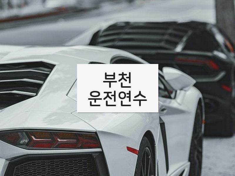 부천운전연수 후기
