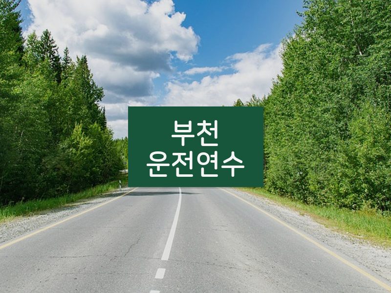 부천운전연수 후기