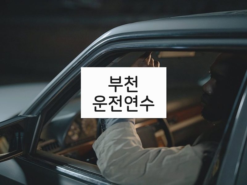 부천운전연수 후기