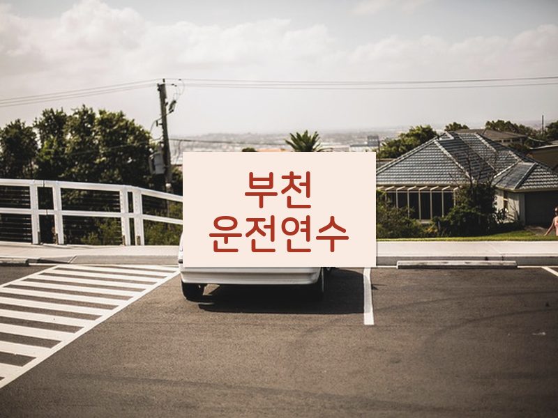 부천운전연수 후기