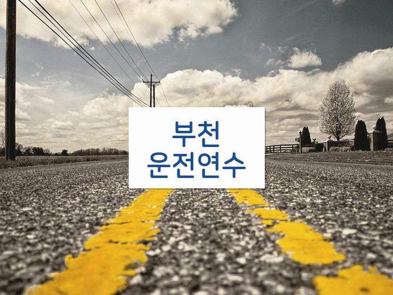 부천운전연수 후기