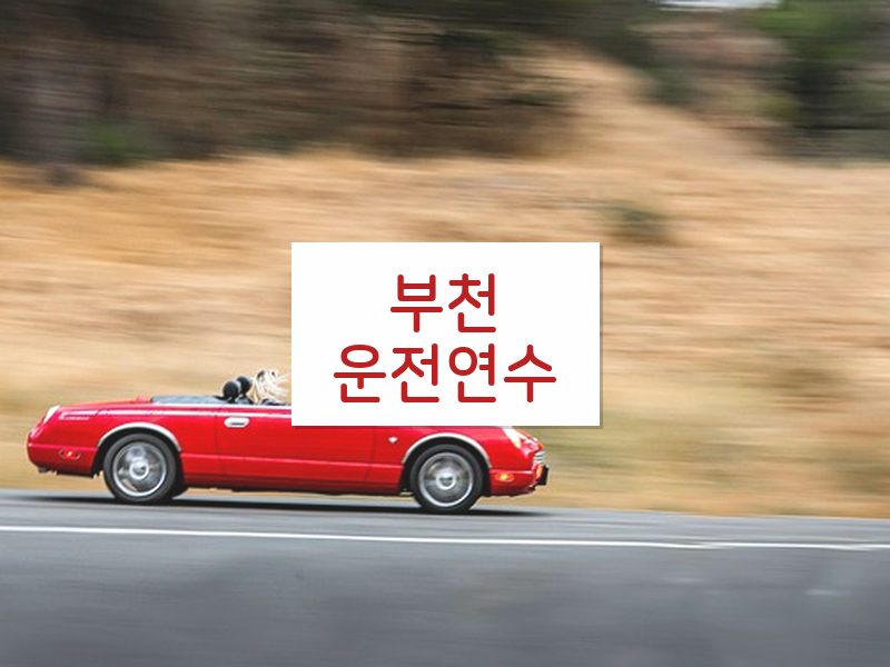 부천운전연수 후기