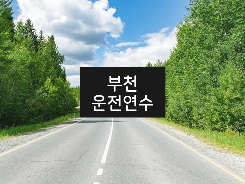 부천운전연수 후기