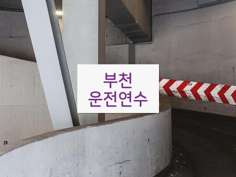 부천운전연수 후기