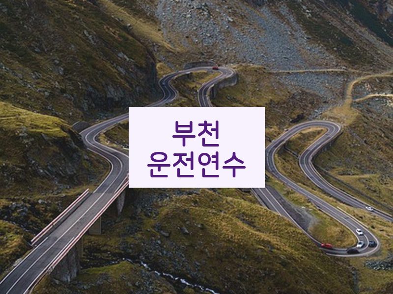 부천운전연수 후기