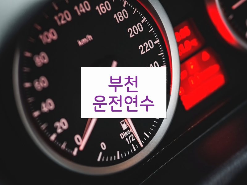 부천운전연수 후기