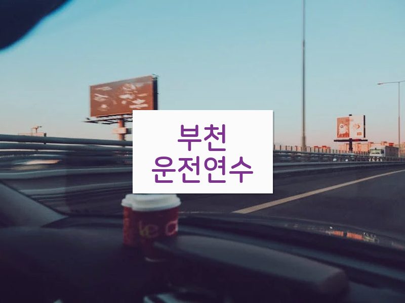 부천운전연수 후기