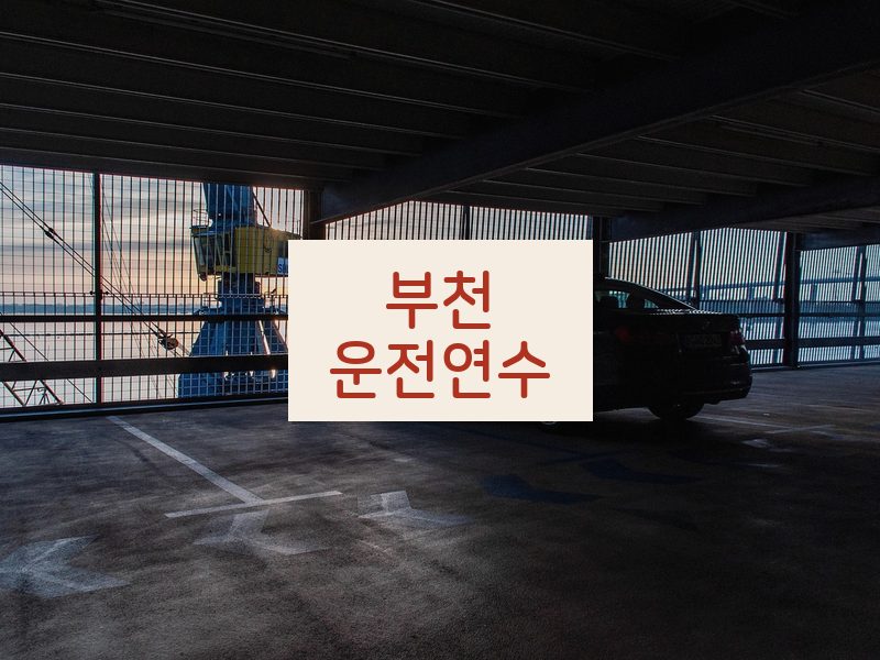부천운전연수 후기