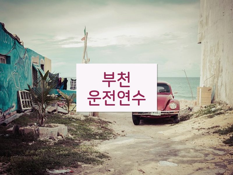 부천운전연수 후기