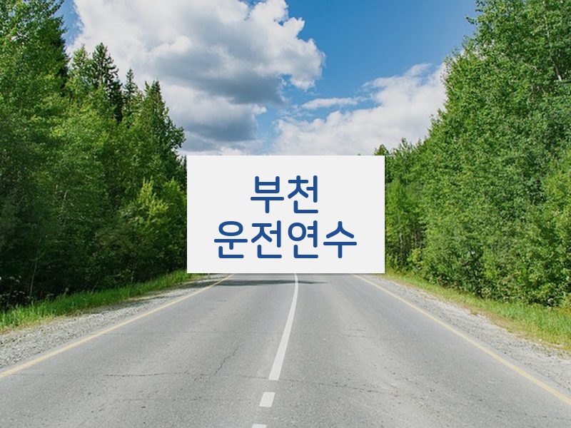 부천운전연수 후기