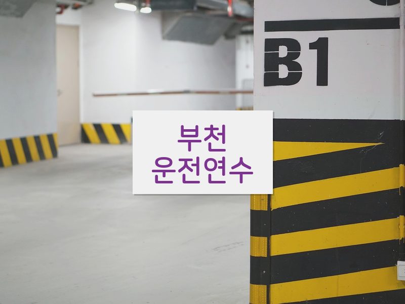 부천운전연수 후기
