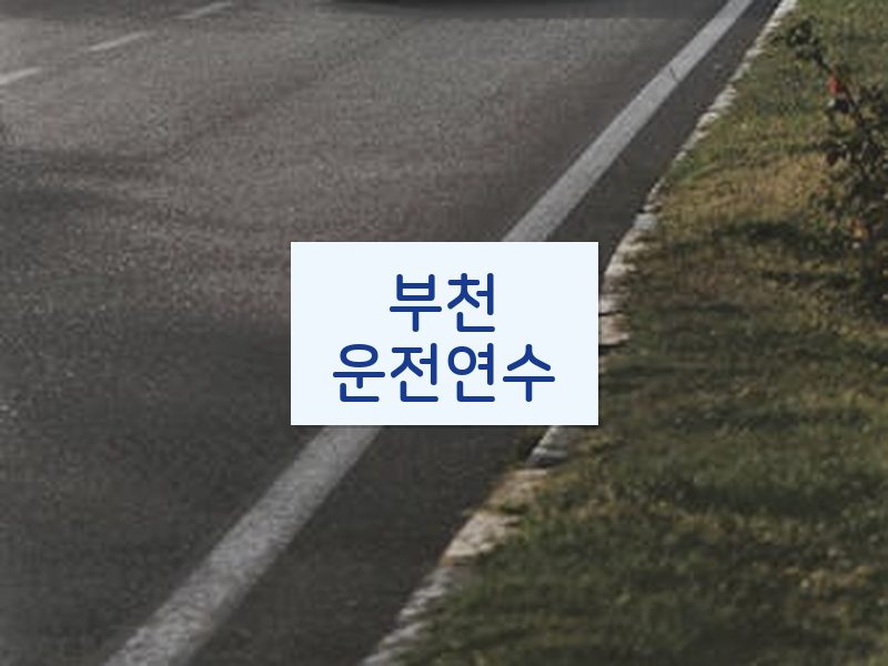 부천운전연수 후기