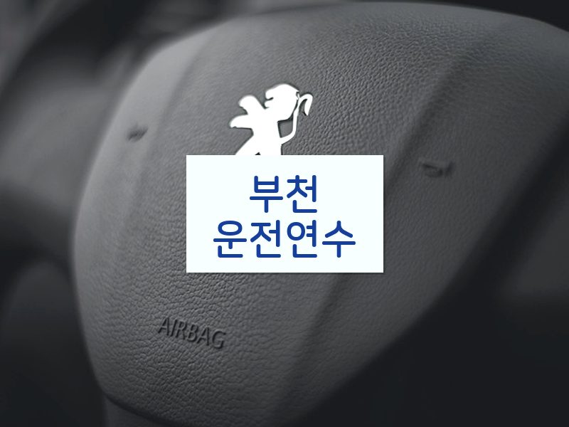 부천운전연수 후기