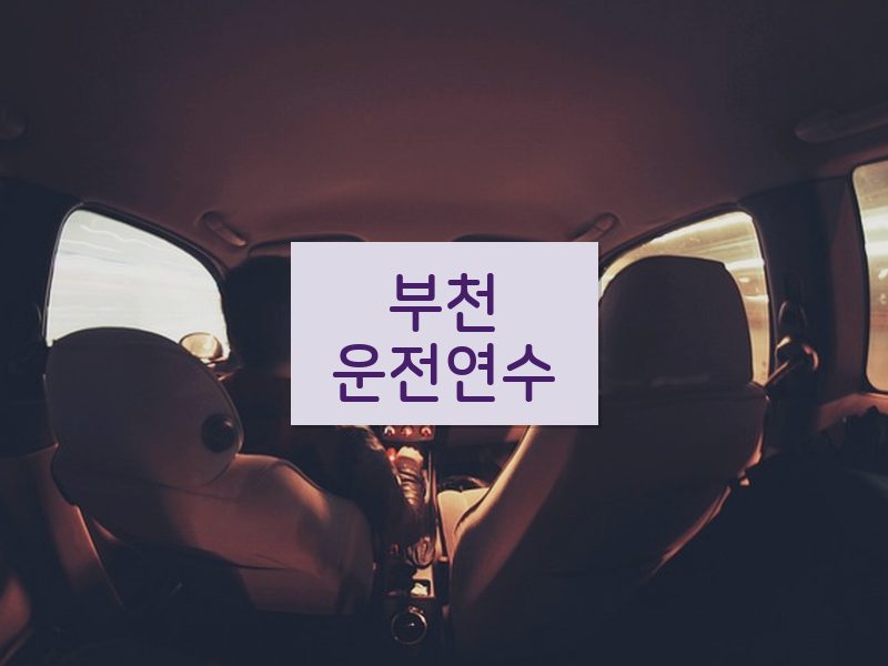 부천운전연수 후기