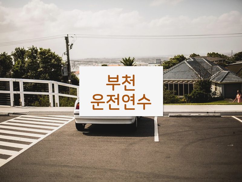 부천운전연수 후기