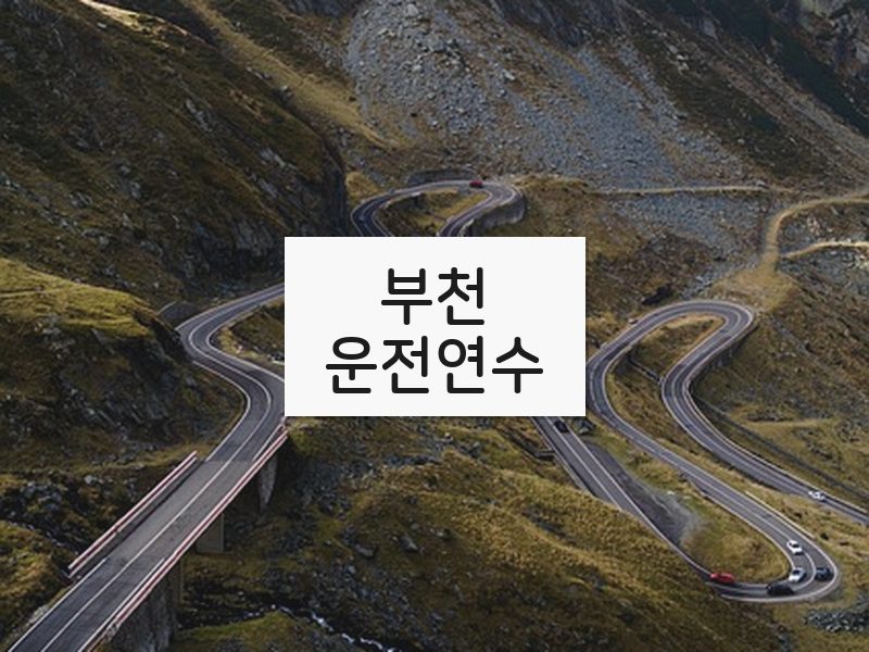 부천운전연수 후기