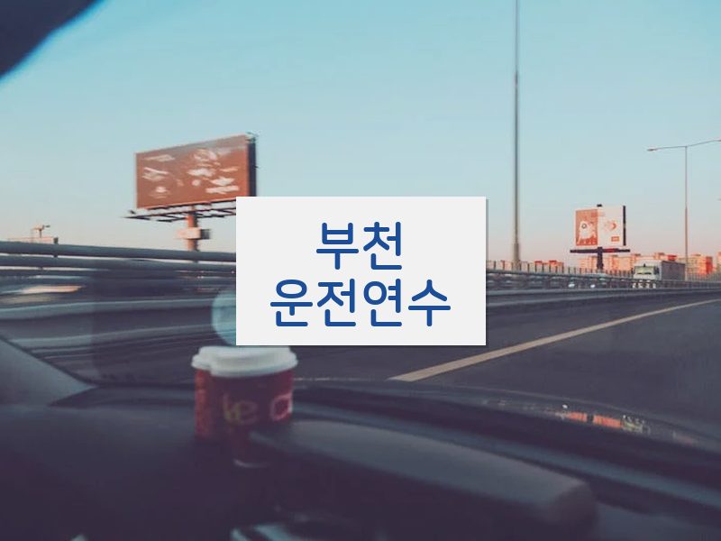 부천운전연수 후기