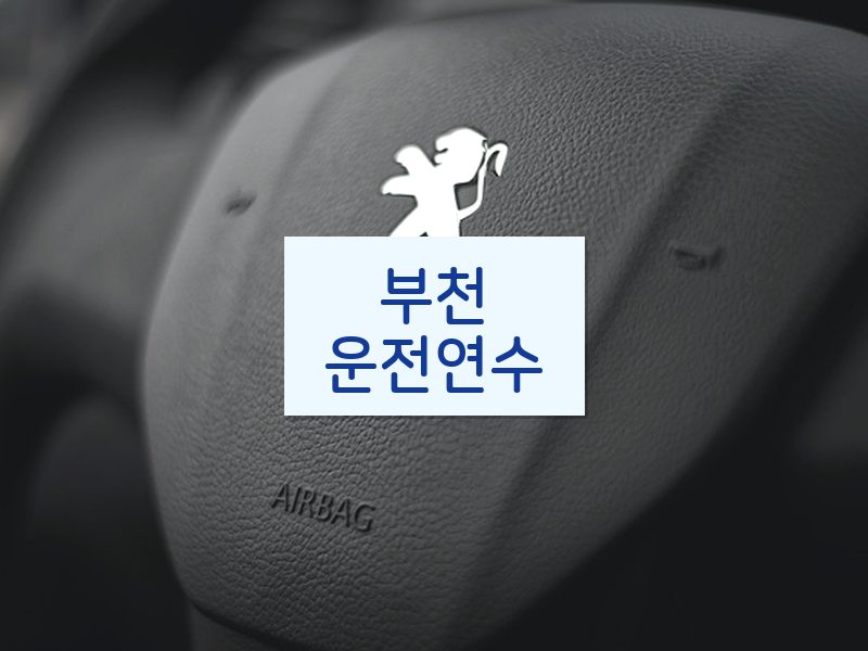 부천운전연수 후기