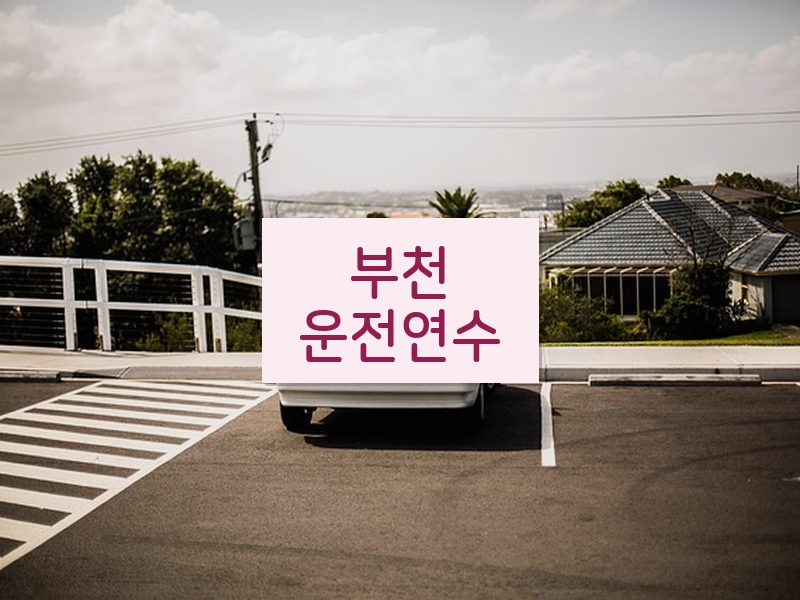 부천운전연수 후기